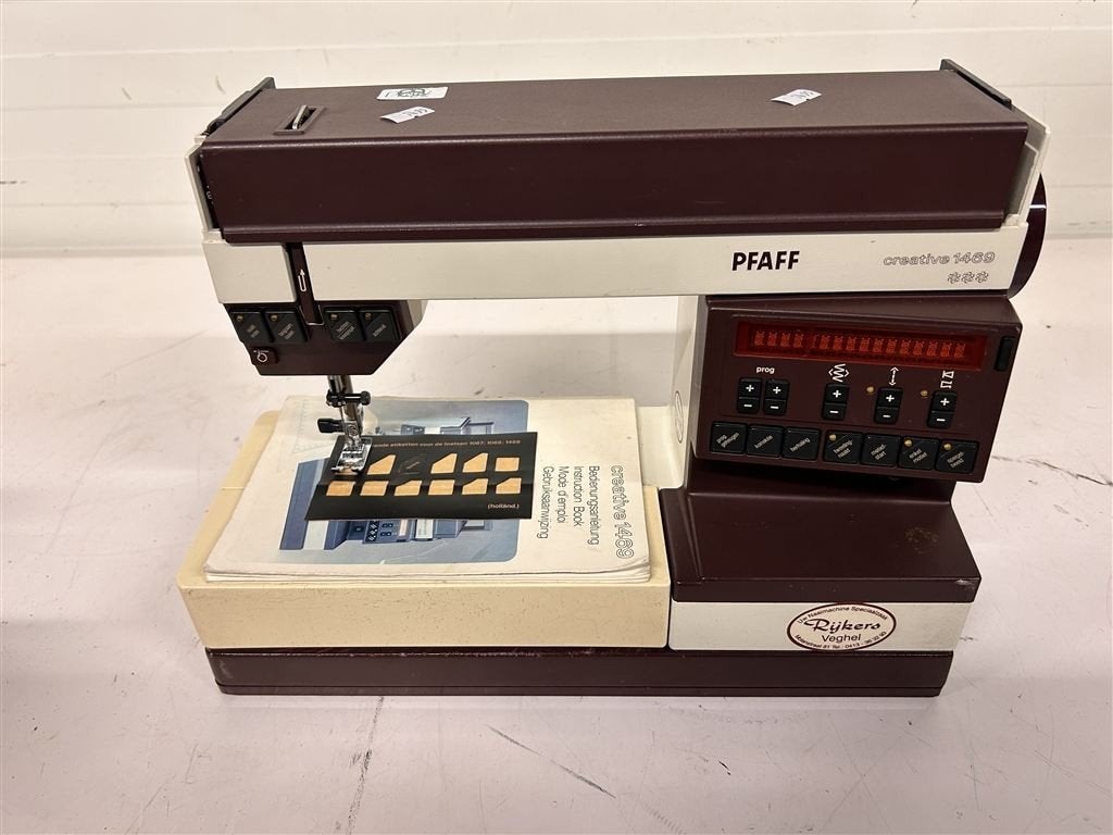 A7417. Pfaff Creative 1469 naaimachine met naaipedaal, koffe, Ophalen of Verzenden, Gebruikt