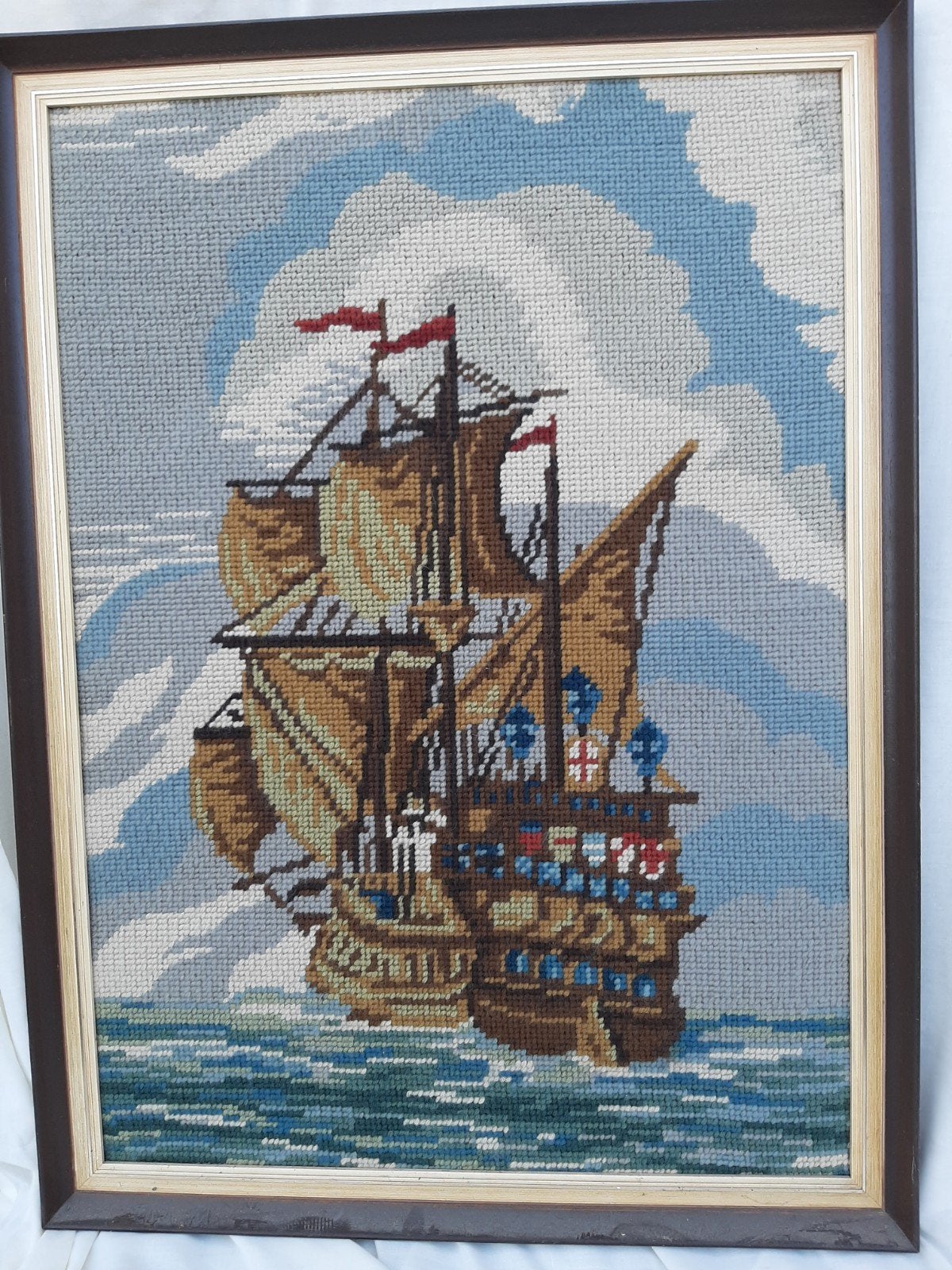 heel groot borduurwerk/ schip / lijst, Ophalen, Overige typen
