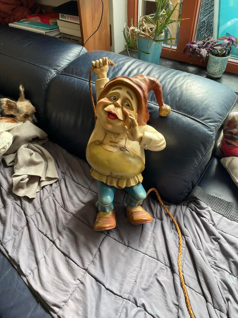 Grote Hangende Laaf aan touw uit 1996, Ophalen, Gebruikt, Meerkleurig, Overige materialen