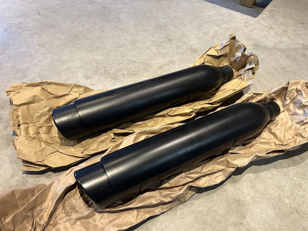 Screaming Eagle Sportster uitlaatdempers, Motoren, Ophalen of Verzenden, Gebruikt