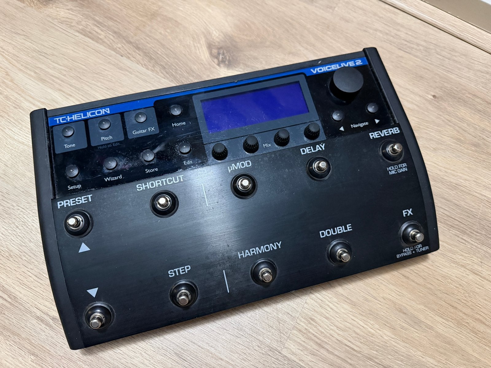 TC Helicon VoiceLive 2 vocal multi-effect met midi, Ophalen of Verzenden, Gebruikt, Multi-effect