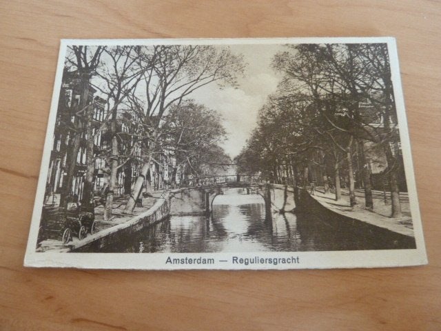 Amsterdam circa 1930 Reguliersgracht, Ophalen of Verzenden, 1920 tot 1940, Ongelopen, Noord-Holland
