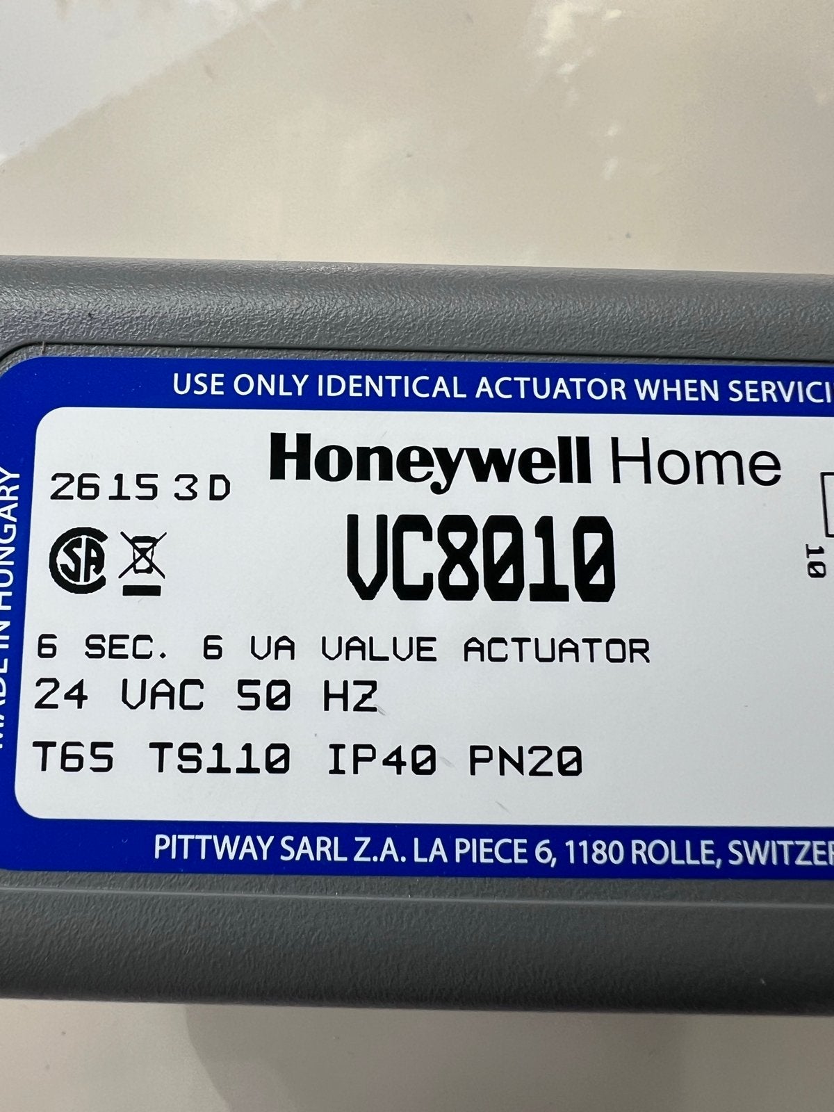 Honeywell Home VC8010 Driewegklep NIEUW, Ophalen of Verzenden, Nieuw, Overige typen