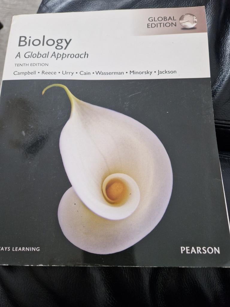 Biology A Global Approach - Tiende Editie, Gelezen, Beta, Campbell, Reece, Urry, Cain, Wasserman, Minorsky, Jackson, HBO