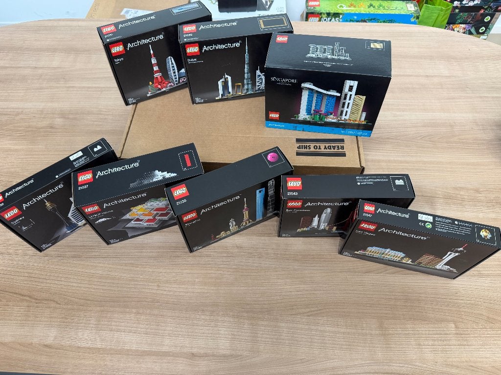 3 Lego Architecture sets dicht in doos vanaf €60, Kinderen en Baby's, Speelgoed | Duplo en Lego, Lego, Nieuw, Architecture, Ophalen of Verzenden