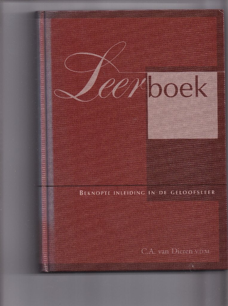 Beknopte Inleiding in de geloofsleer - Ds. van Dieren Nieuw, Boeken, Ophalen of Verzenden, Nieuw