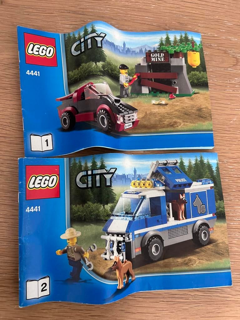 Lego city 4441 poliiehondenwagen, Compleet, City, Lego, Ophalen of Verzenden