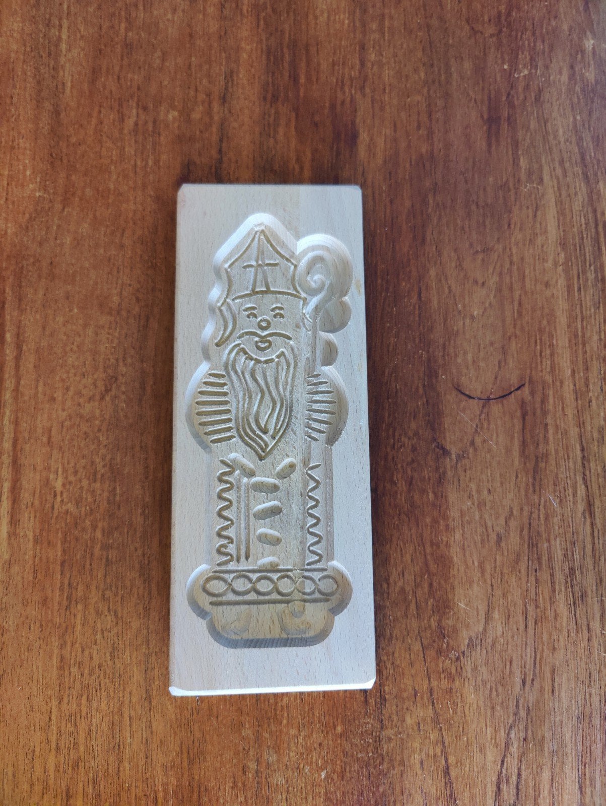 Speculaas vorm sinterklaas, Ophalen