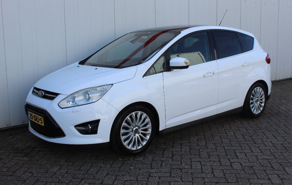 FORD C-Max 1.6 EcoBoost 150pk Titanium AIRCO ZEER MOOI ! !, Auto's, Voorwielaandrijving, Stof, Zwart, 4 cilinders