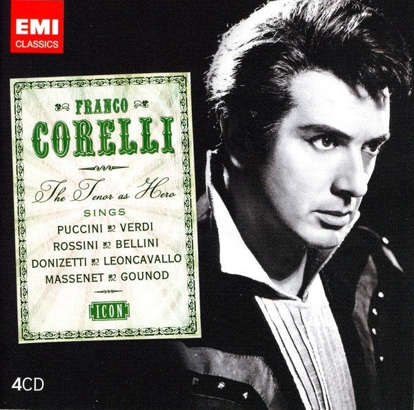 FRANCO CORELLI Icon 4 - CD BOX EMI NIEUWSTAAT, Ophalen of Verzenden, Romantiek, Zo goed als nieuw, Opera of Operette