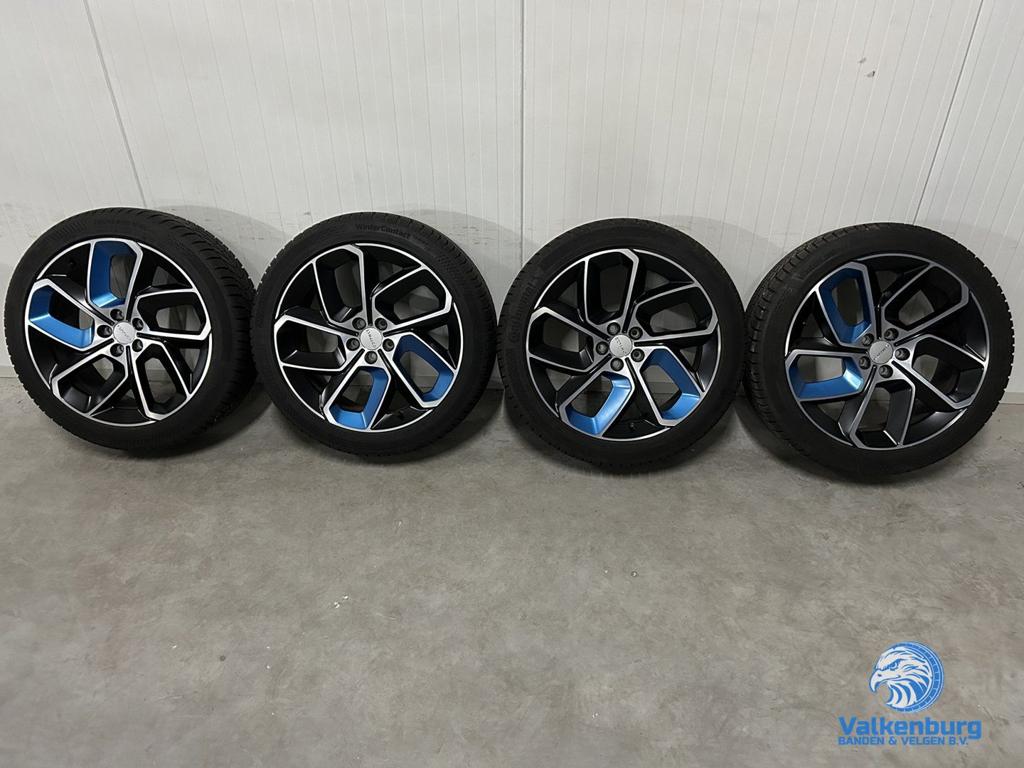 8mm! Originele Lynk & Co 20 inch zwarte velgen 5x108 winterb, Gebruikt, -, -, Banden en Velgen