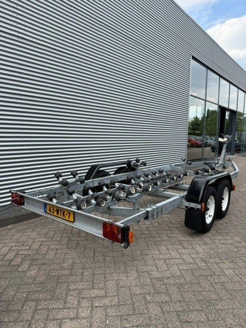 Boottrailer 3000 KG Tandemasser, Ophalen, Gebruikt, 1500 tot 3000 kg, 6 tot 9 meter