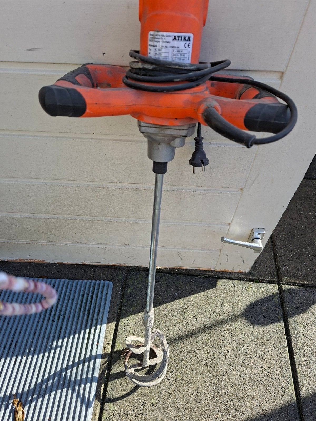 betonmixer, Ophalen