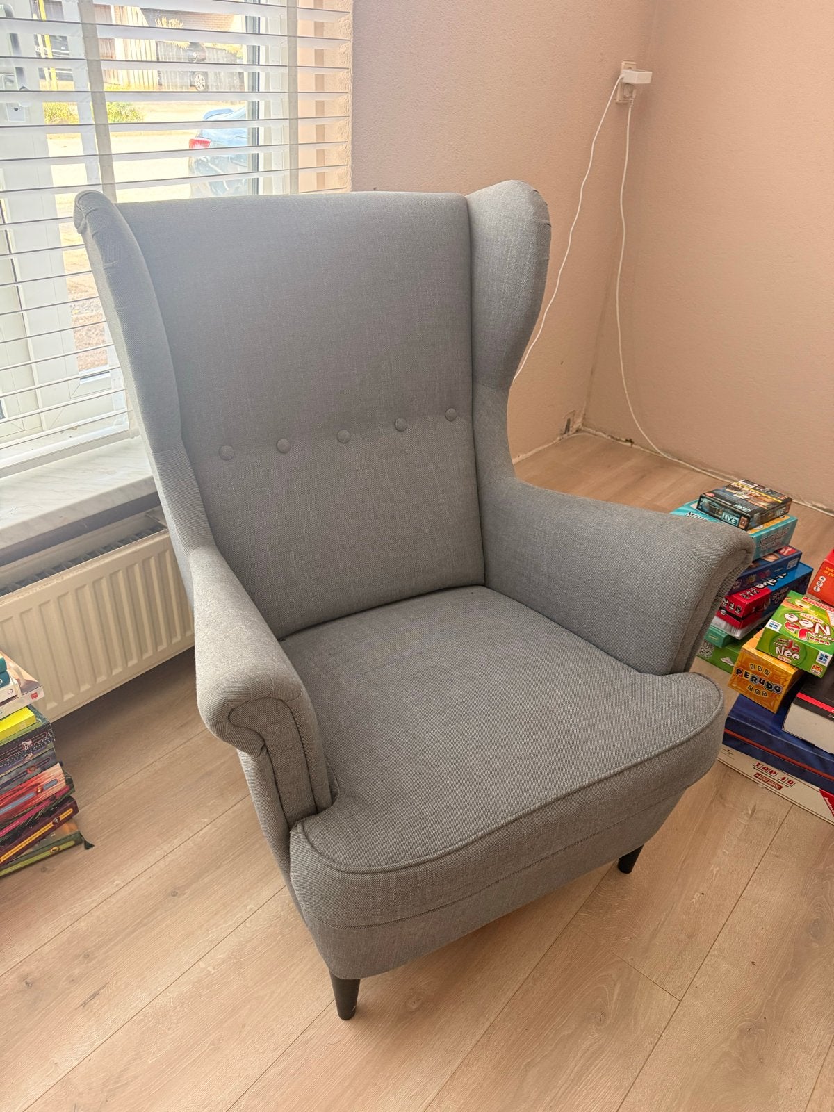 IKEA Strandmon oorfauteuil - Goede staat, Ophalen, Gebruikt, Stof