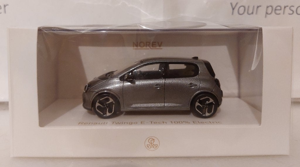 Norev 1:43 Renault Twingo E-Tech 2026 Shadow Grey nieuw, Ophalen of Verzenden, Nieuw, Auto, Norev