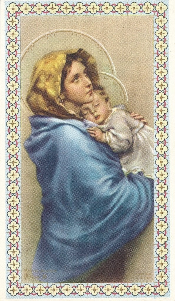 18 Mooie devotieprentjes van Maria en Christus, Ophalen of Verzenden, Zo goed als nieuw, Kaart of Prent, Christendom | Katholiek