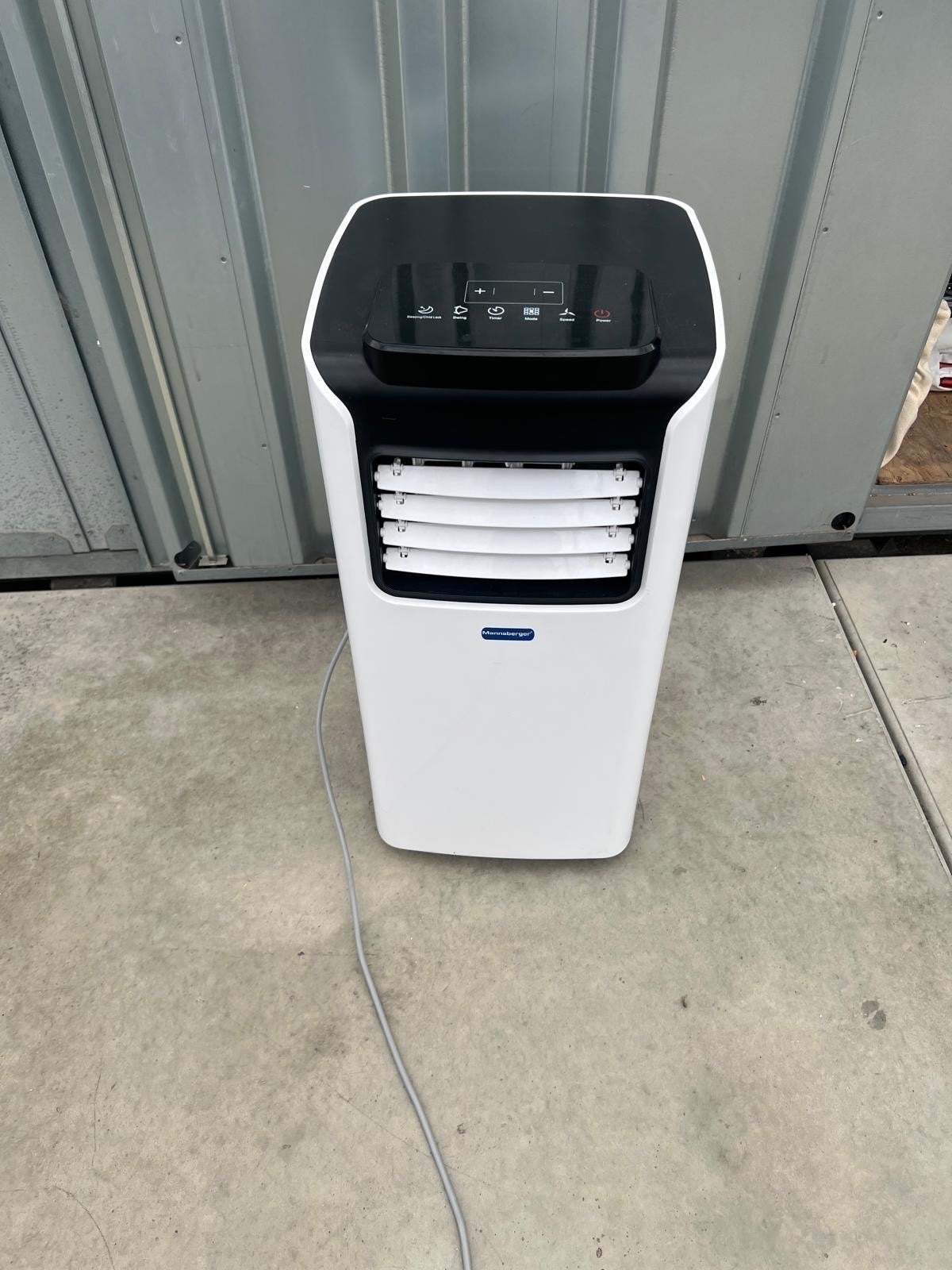 Mannsberger Mobiele Airco - Koelen en Ventileren, Ophalen, Minder dan 60 m³, Timer, 3 snelheden of meer