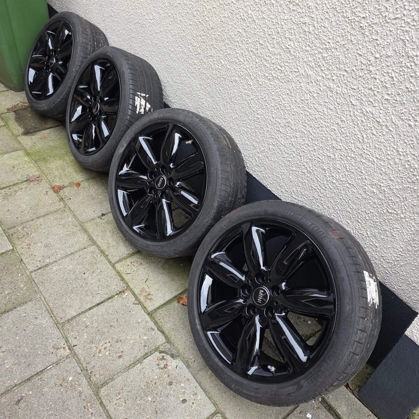 Mini Clubman F54 Hoogglans Zwart 18 inch Velgen, Ophalen, 18 inch, Gebruikt, Banden en Velgen