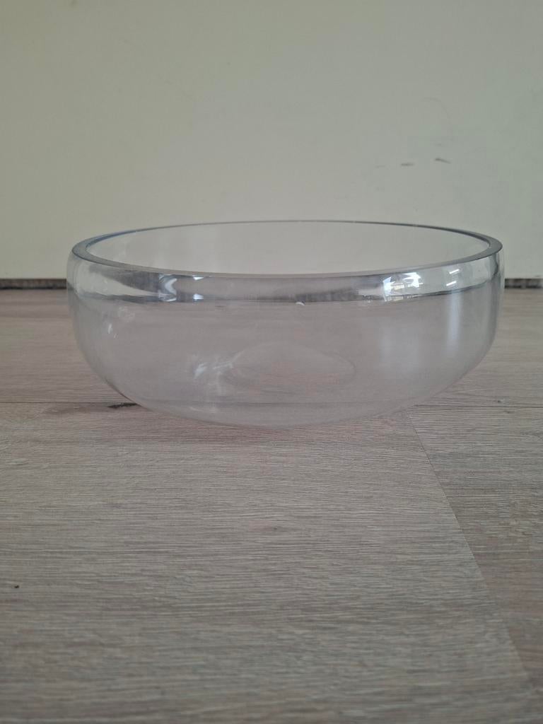 Glazen schaal, Huis en Inrichting, Ophalen, Overige kleuren, Glas