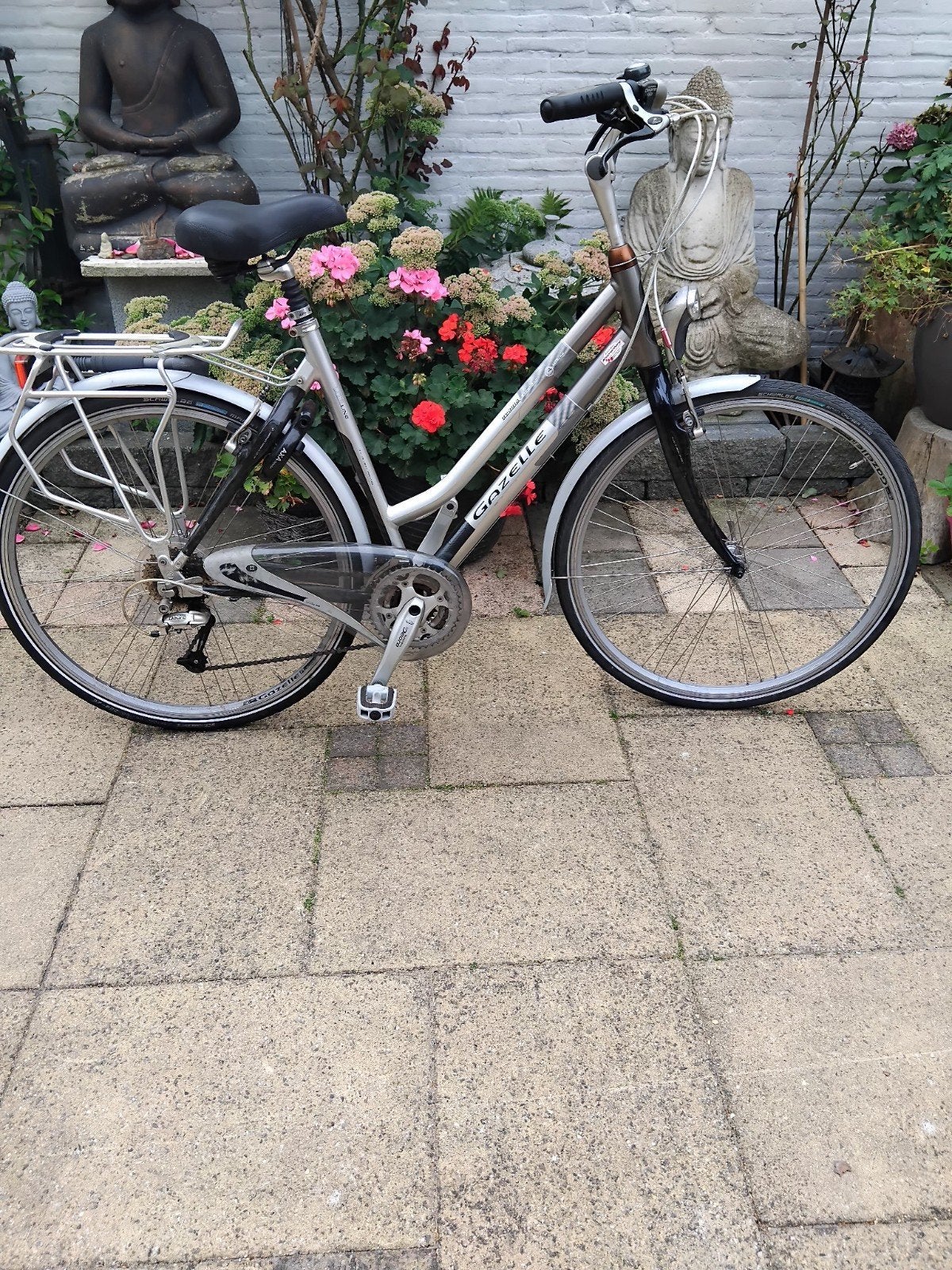 Een Gazelle Hybrid Lite line 28 inch 27 versnellingen, Ophalen, Velgrem, Versnellingen, Gazelle