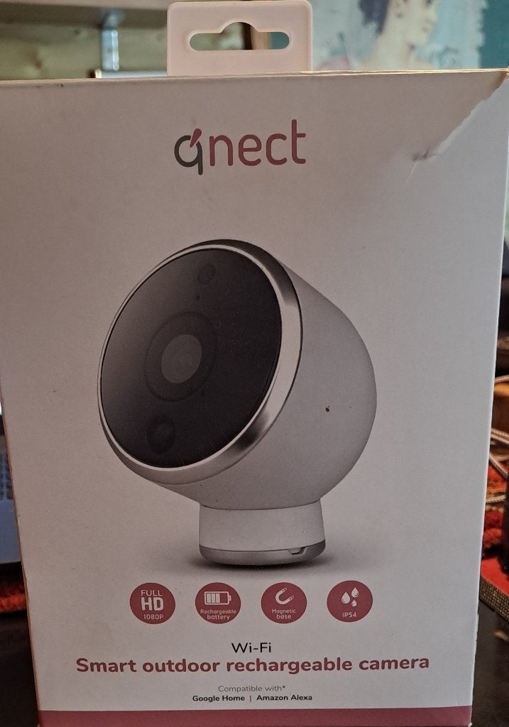 Qnect Smart Outdoor Rechargeable Camera (nieuw), EU, EU, Nieuw, Ophalen of Verzenden