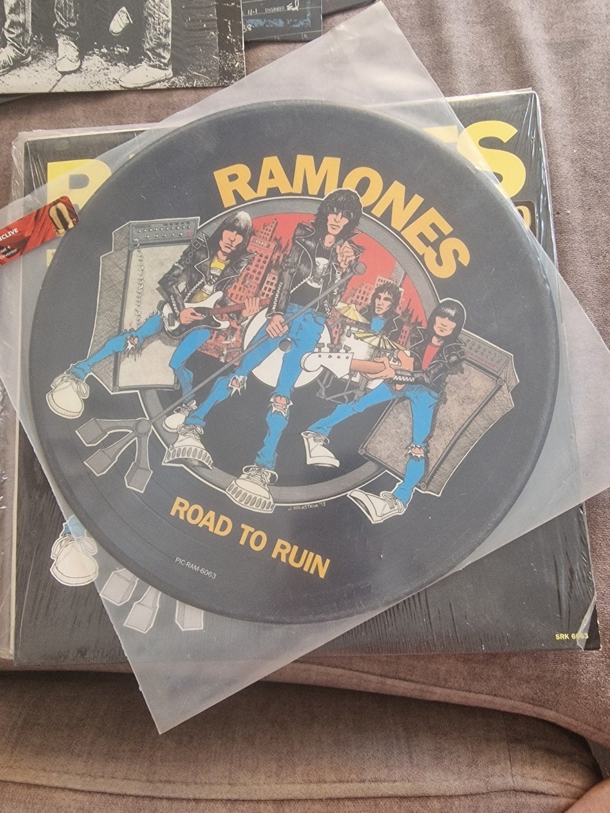 Ramones - Road to Ruin Picture Disc LP, LP, Picture disc, Ophalen of Verzenden, Zo goed als nieuw