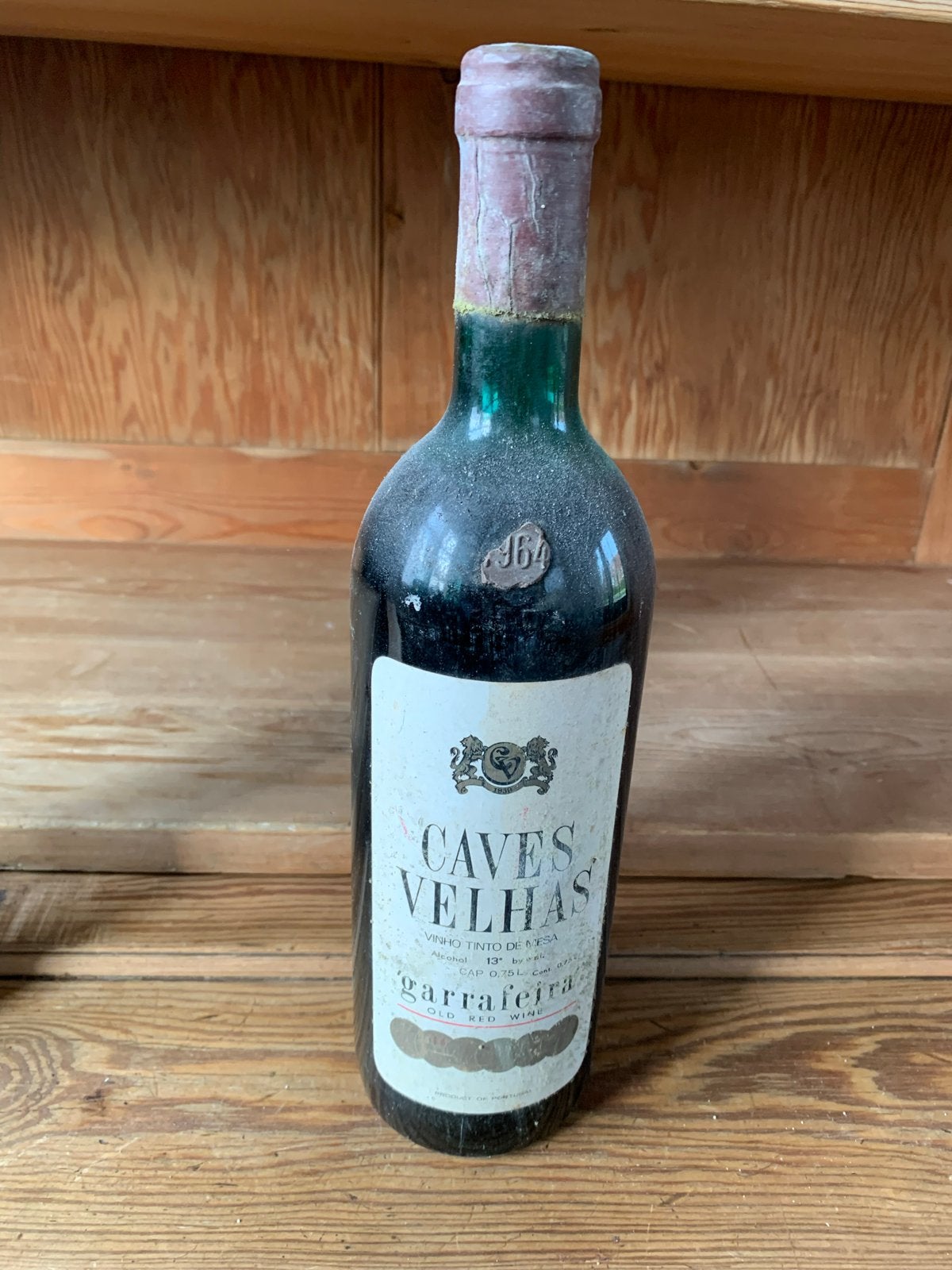 Caves Velhas Garrafeira Old Red Wine 1964, Ophalen, Gebruikt, Overige gebieden, Rode wijn