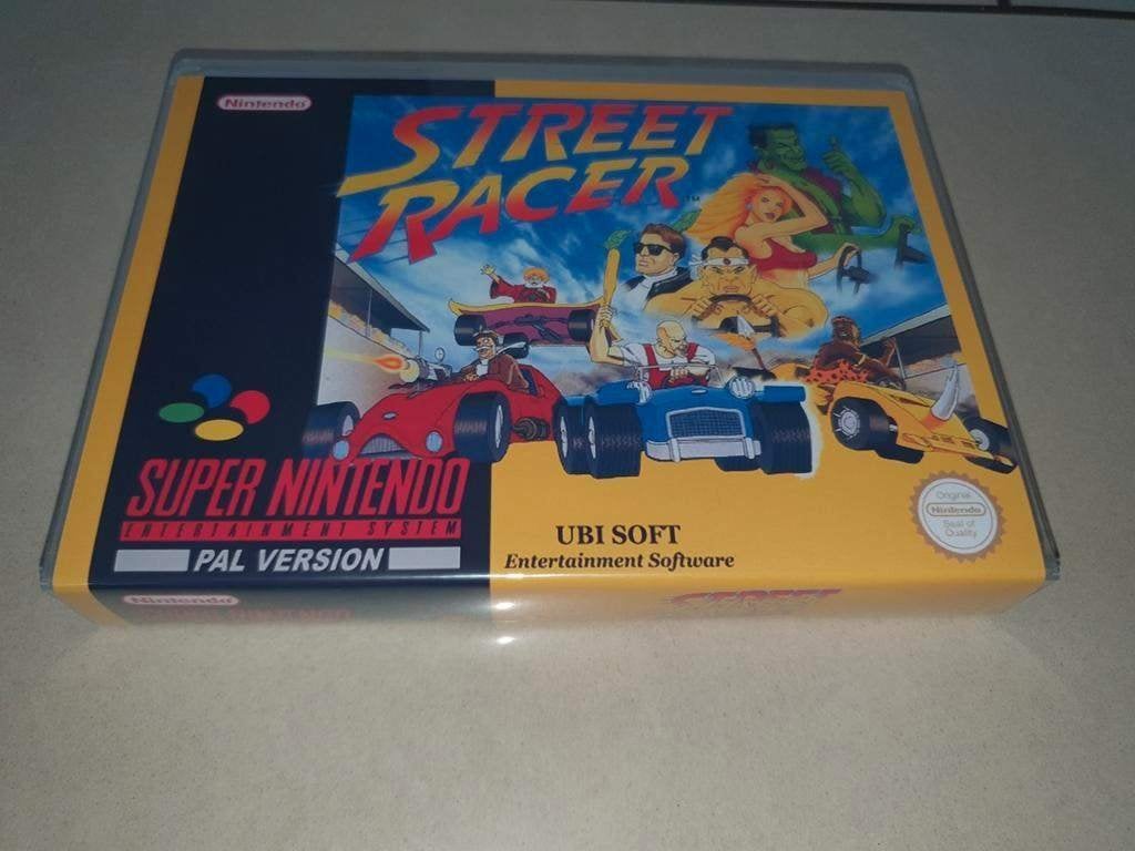 Street Racer SNES Game Case, Verzenden, 1 speler, Racen en Vliegen, Zo goed als nieuw