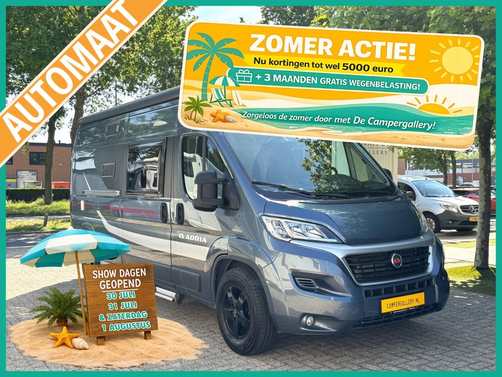 Adria Twin 600 SPT TITAN AUTOMAAT DWARSBED 150PK EURO 5, Automaat, Winterisolatie, Ringverwarming, Fiat