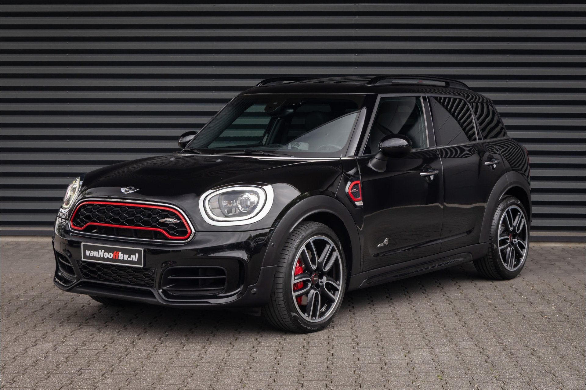 MINI Countryman 2.0 John Cooper Works ALL4 Chili Pano - H/K, Auto's, Automaat, 1998 cc, 232 pk, Zwart