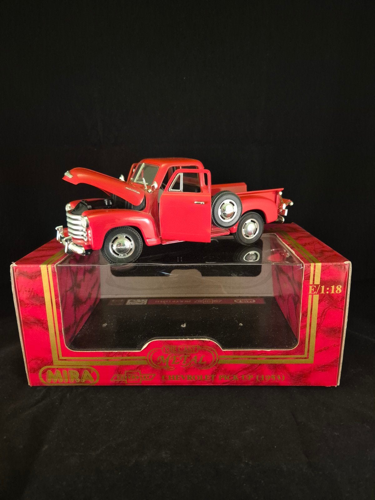 MIRA Chevrolet 3100 Pick-up 1953 - Schaalmodel 1:18, Hobby en Vrije tijd, Ophalen of Verzenden, Zo goed als nieuw, Auto, Overige merken