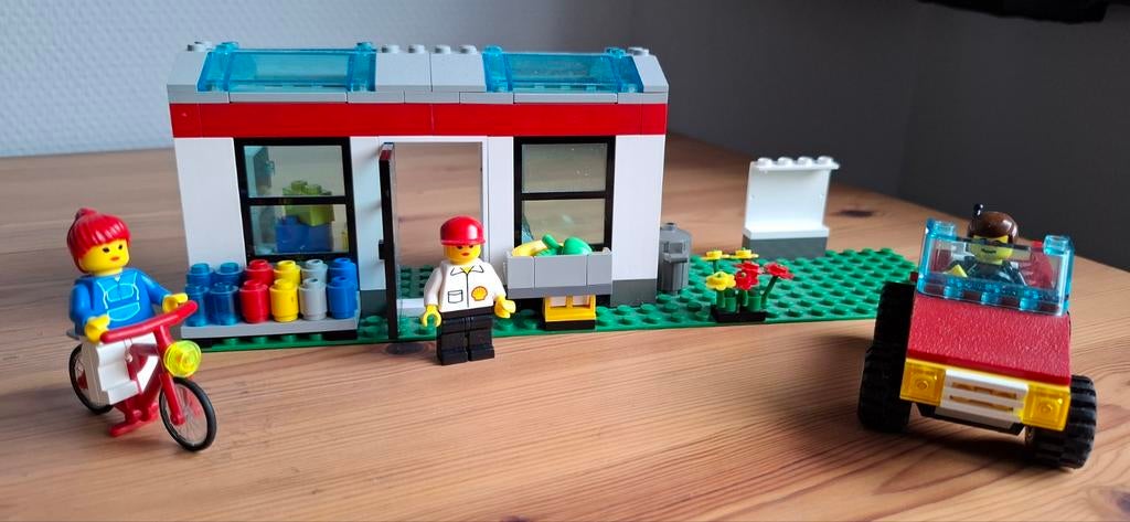 Complete Lego System 1254 Shell Select Shop set, Kinderen en Baby's, Speelgoed | Duplo en Lego, Ophalen, Gebruikt, Lego, Compleet