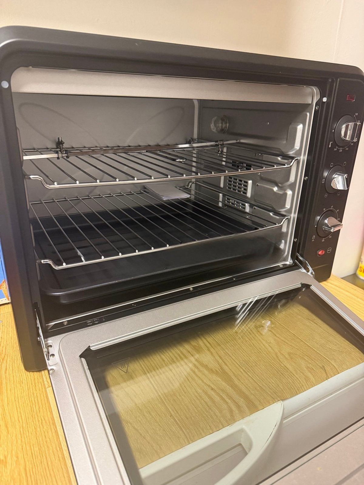 Tefal OF4958 Optimo Oven Zwart - Zo goed als nieuw, Ophalen, Minder dan 45 cm, Oven, Tefal