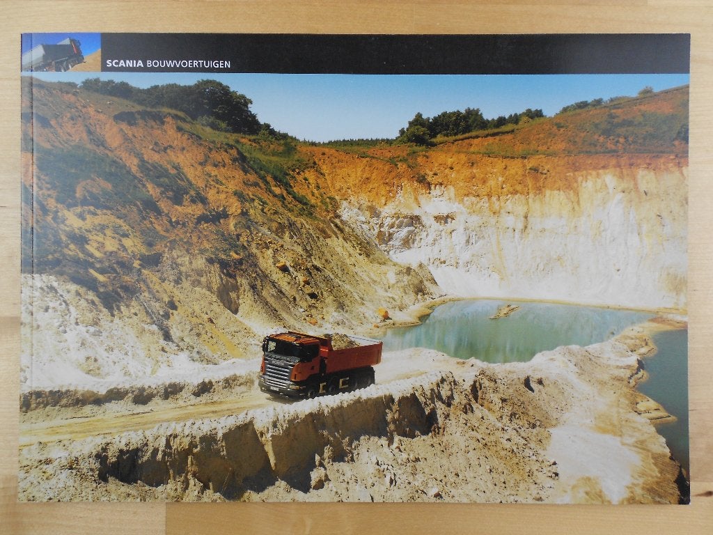 Scania Bouwvoertuigen Brochure 2005 – R / P Serie, Ophalen of Verzenden, Zo goed als nieuw, Overige merken, Scania
