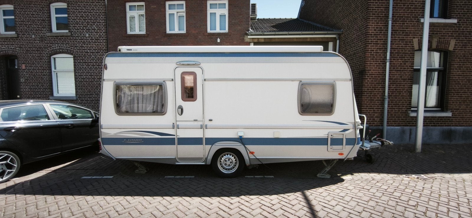 Fendt Saphir 470 met Frans bed en rondzit, Caravans en Kamperen, Caravans, Rondzit, Frans bed, Particulier, Luifel
