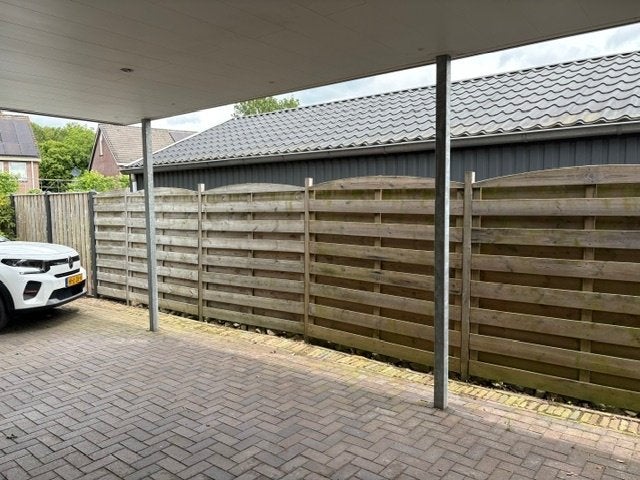 schutting 7 schuttingdelen  1,80 lang, Ophalen, 6 meter of meer, Hout, 1 tot 2 meter