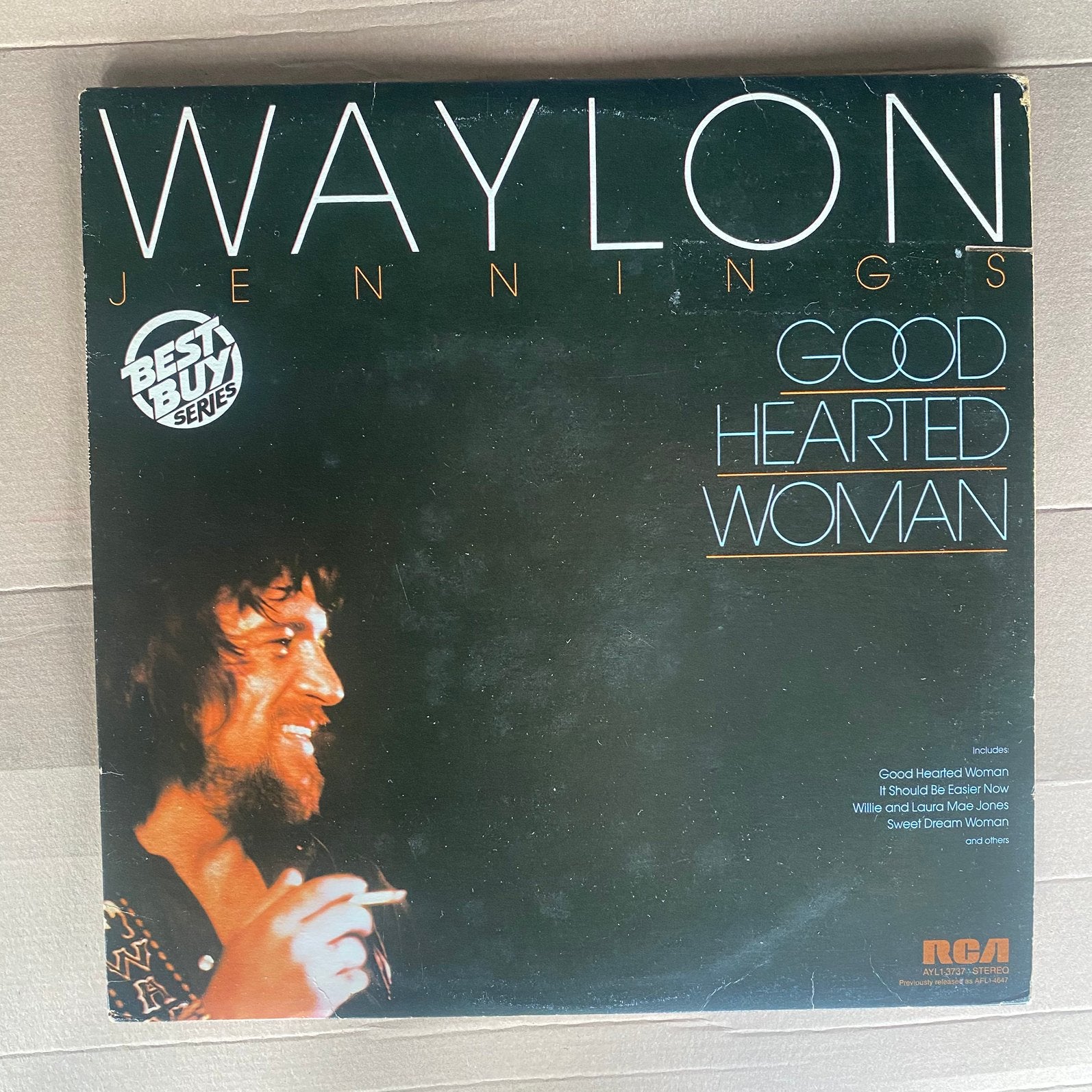 Lp - Waylon Jennings - good hearted woman, Ophalen of Verzenden, Gebruikt, 12 inch