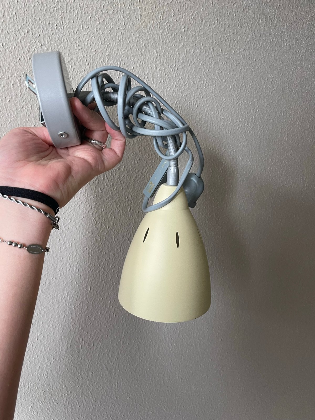 Retro gele wandlamp/spot - Massive, Ophalen of Verzenden