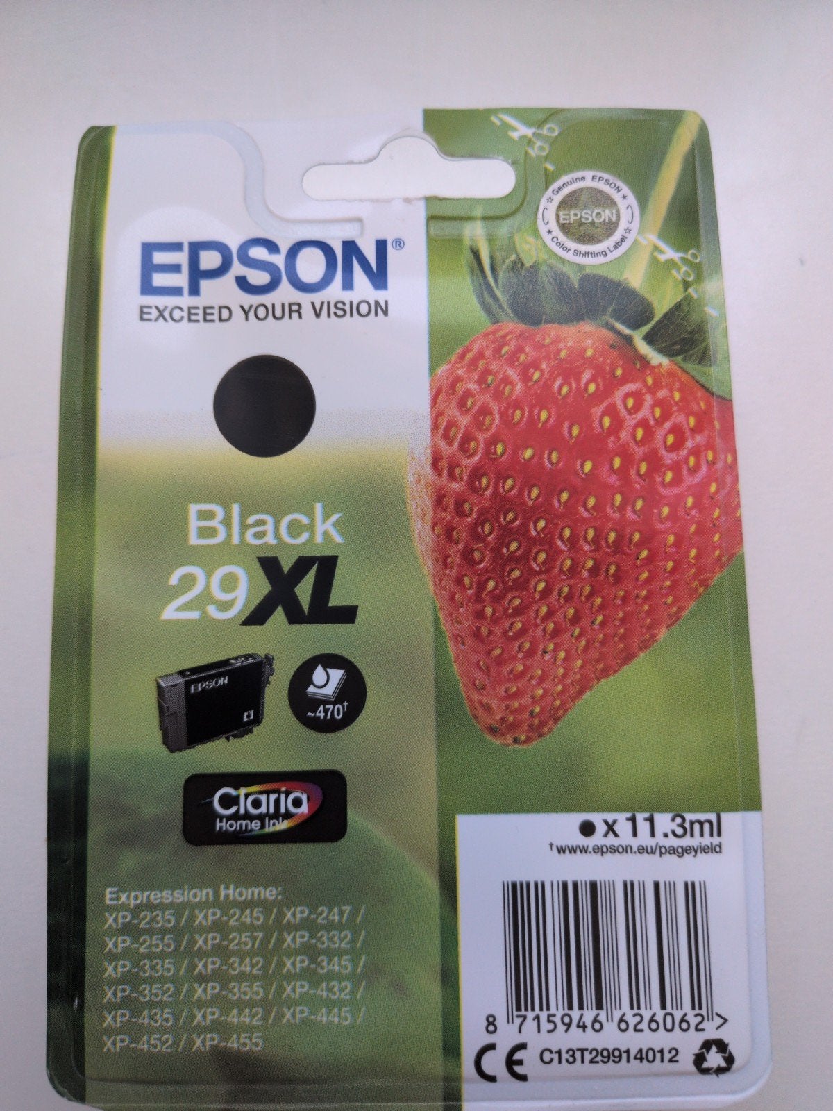 Epson 29XL Zwarte Inktcartridge - Nieuw in Verpakking, Ophalen of Verzenden, Nieuw, Cartridge, Epson en Ink & Print