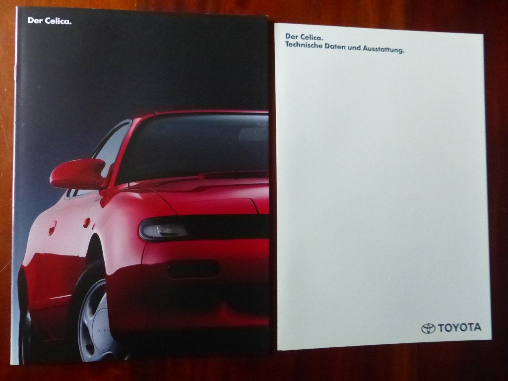 Toyota Celica 1990 1991 brochure  Duits, Verzenden, Zo goed als nieuw, Toyota