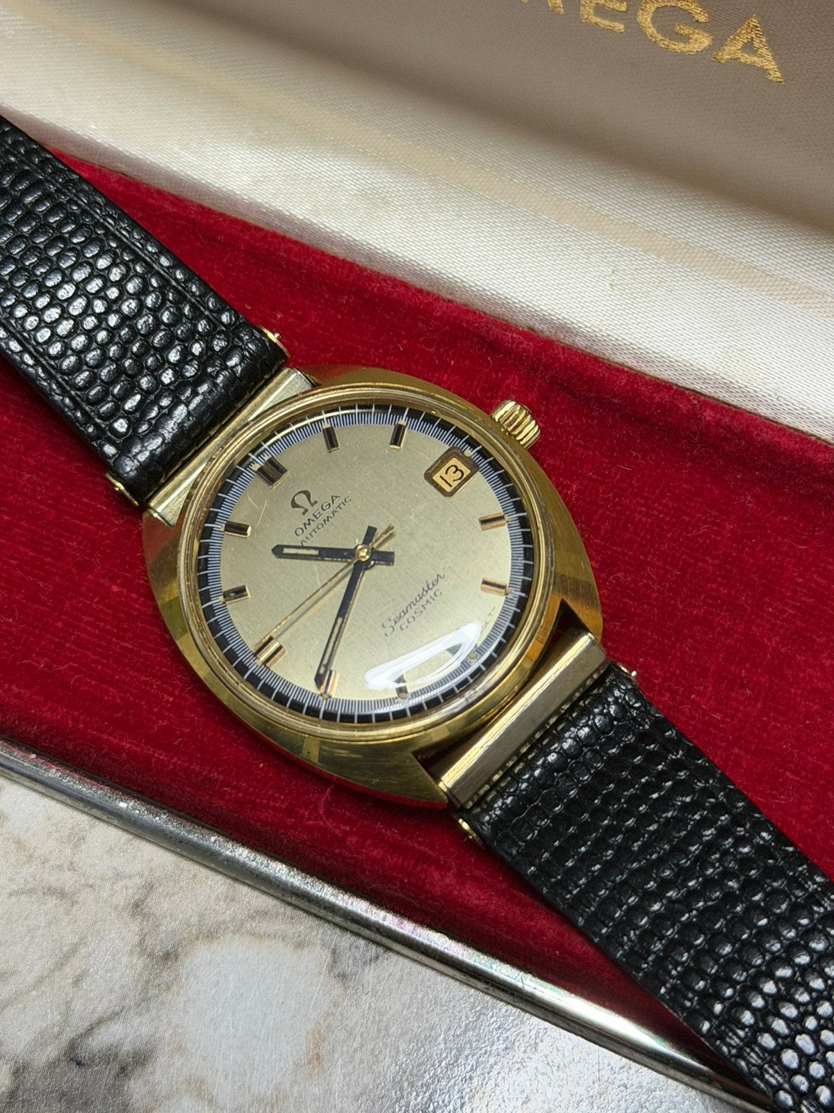 Omega seamaster, Sieraden, Tassen en Uiterlijk, Horloges | Heren, Staal, Polshorloge, Ophalen of Verzenden, Zo goed als nieuw