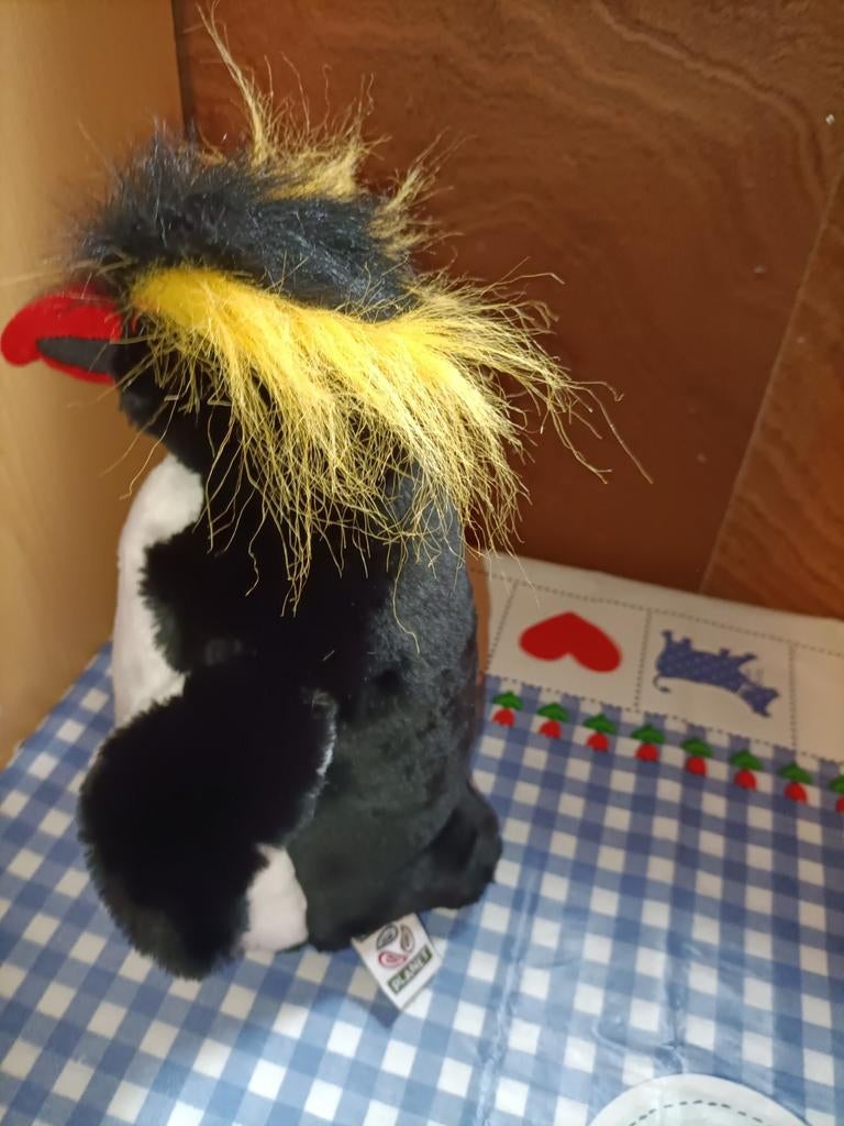 Rotspinguïn knuffel Nature Planet 30 cm groot, Ophalen of Verzenden, Zo goed als nieuw, Overige typen
