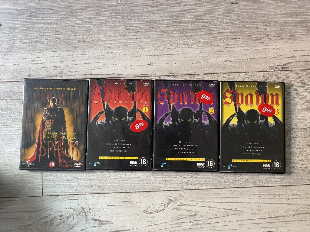 Spawn DVD Collectie: Film & Geanimeerde Serie (4 Discs), Ophalen, Vanaf 16 jaar, Animatie, Amerikaans