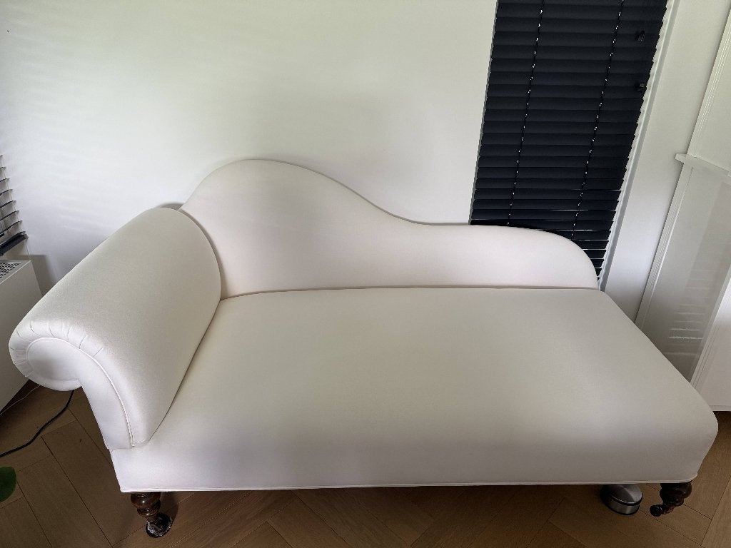 Linkszijdige chaise longue, Ophalen, Hout, Gebruikt, Eenpersoons
