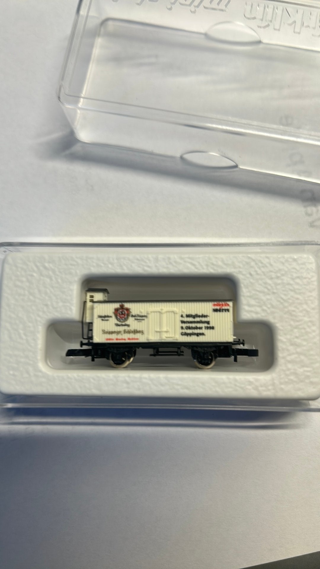 Marklin miniclub z spoor gesloten wagons, Wisselstroom, Wagon, Ophalen of Verzenden, Zo goed als nieuw