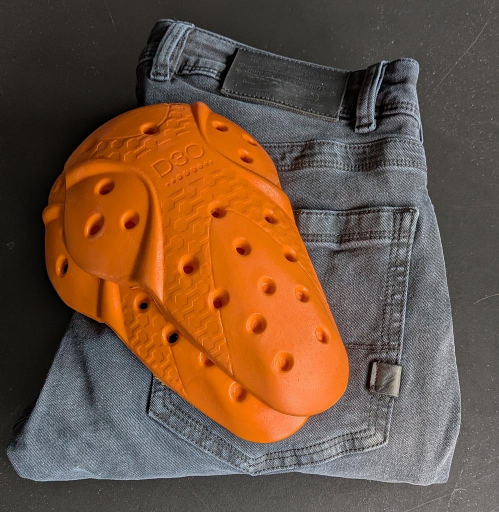 John Doe Kevlar Motor Jeans, Zwart, 28/34, Gevoerd., Motoren, Kleding | Motorkleding, Overige merken, Heren, Ophalen of Verzenden