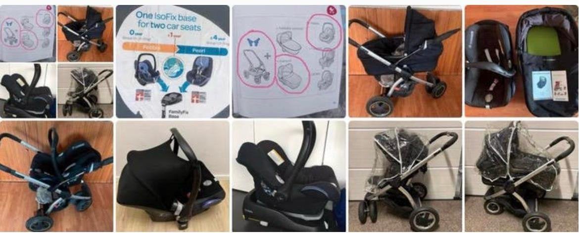 Maxi Cosi Mura 4 in-1 kinderwagen voor alle terreinen, Ophalen of Verzenden, Zo goed als nieuw, Maxi-Cosi, Regenhoes