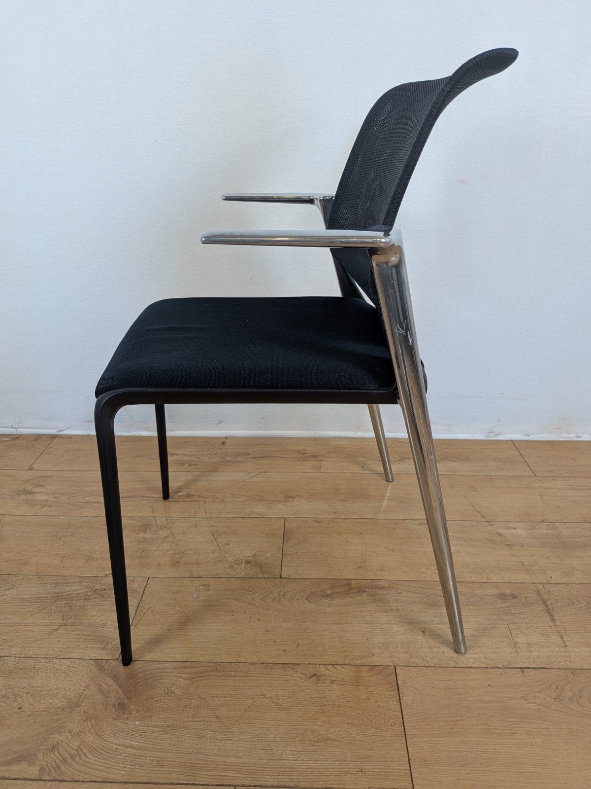 Vitra MedaSlim Stoel | Alberto Meda | Origineel Design, Zwart, Onbekend, Ophalen of Verzenden, Zo goed als nieuw