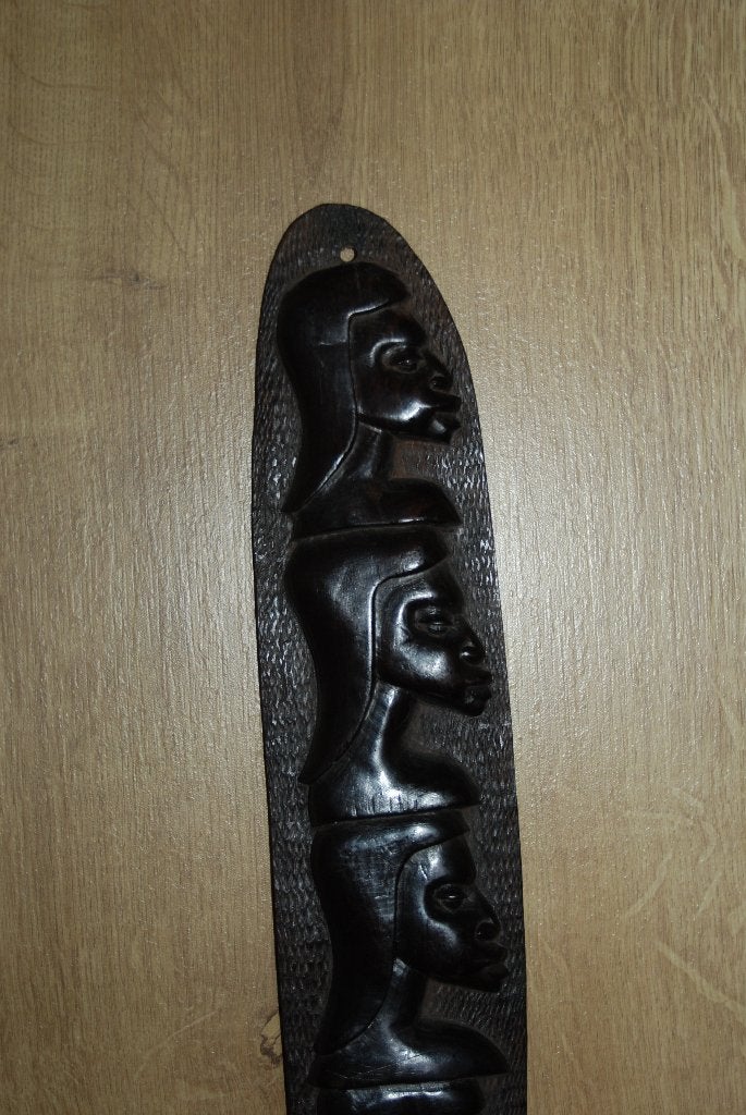 Makonde ebbenhout plank Tanzania, Hout, Afrika, Handgemaakt, Houtsnijwerk