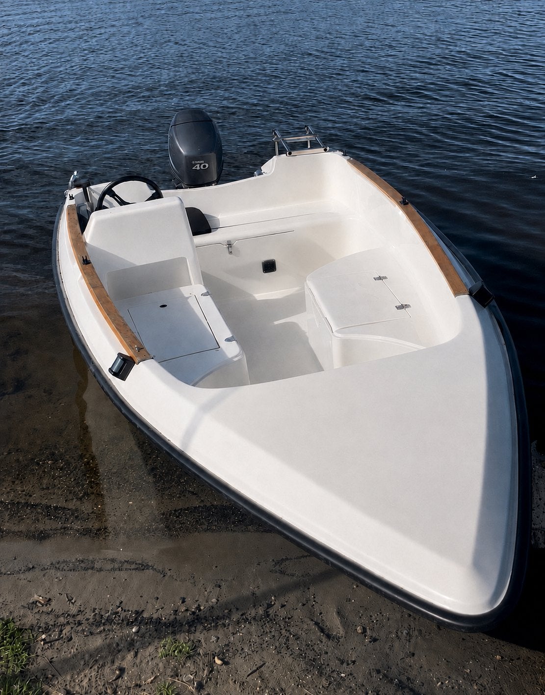 Prachtige snelle boot, yamaha 40pk 4tact, Watersport en Boten, Ophalen, Gebruikt, Viertaktmotor, 5 m